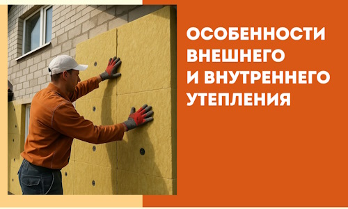 Какие особенности внешнего и внутреннего утепления в Севастополе