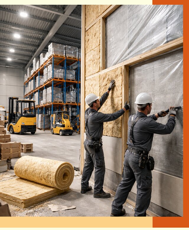 Утепление склада с техникой в Севастополе от 4335 руб./м2 — комплексно под ключ | ТепломастерСев