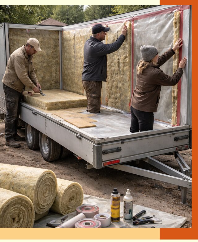 Утепление прицепа в Севастополе под ключ от 12901 руб. — комплекс от ТепломастерСев